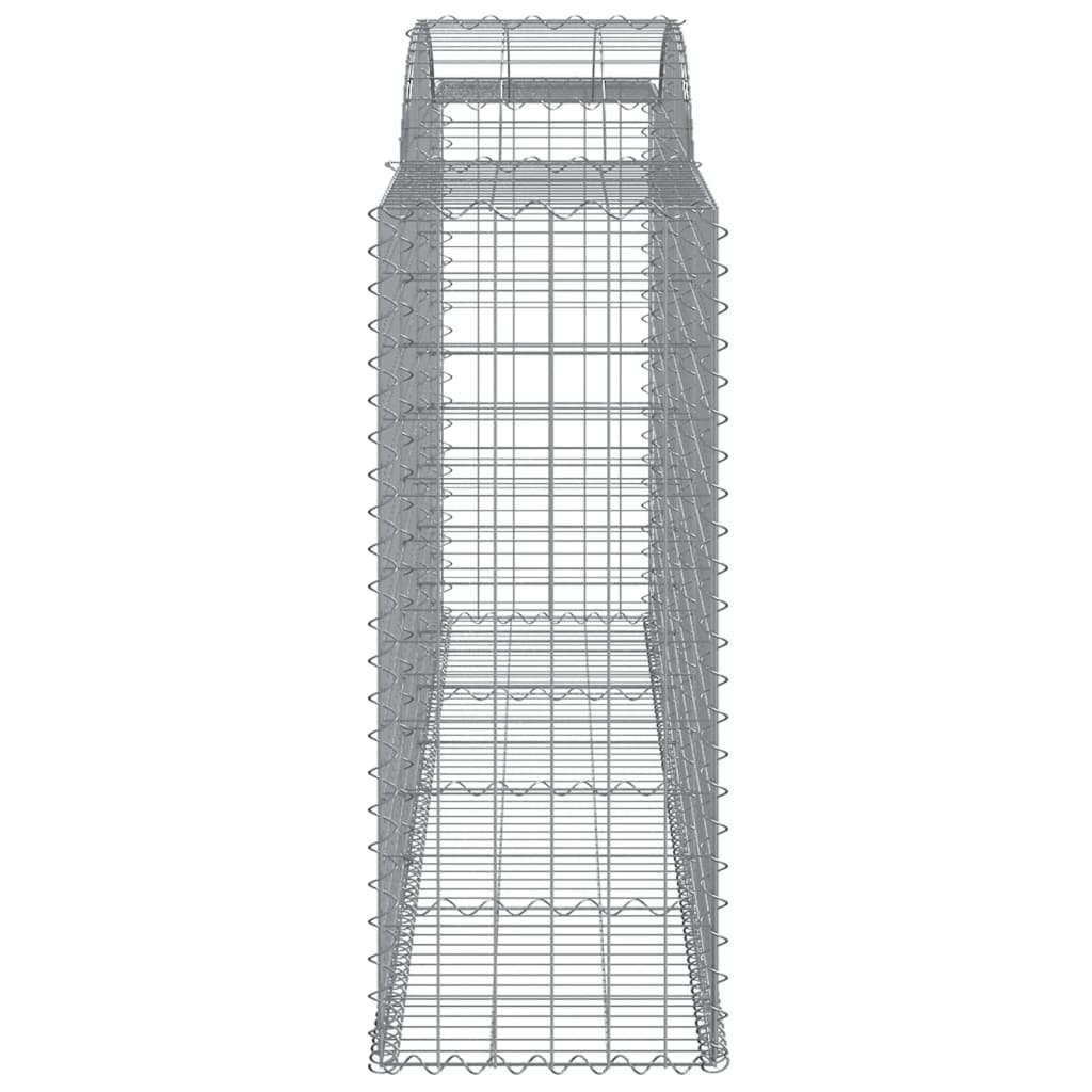 Coșuri gabion arcuite 6 buc. 300x50x120/140 cm, fier galvanizat GartenMobel Dekor