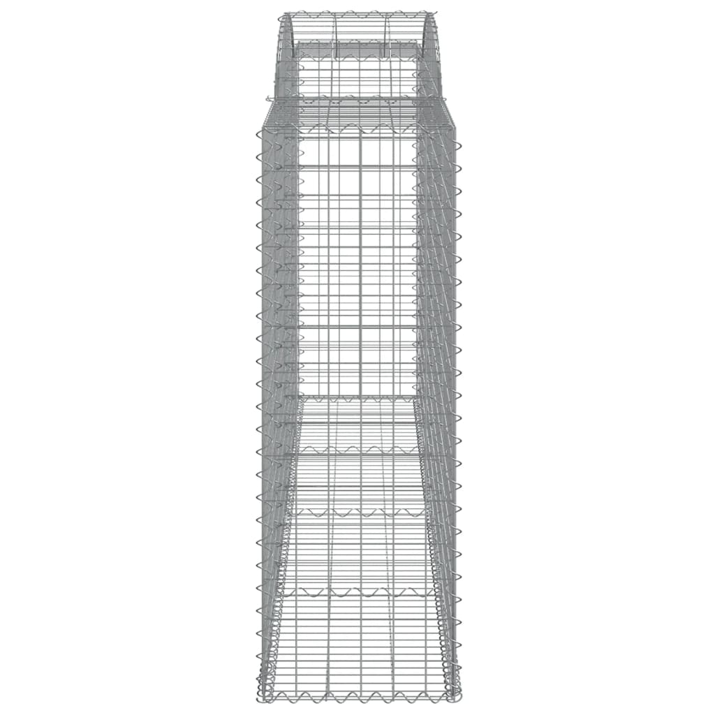 Coșuri gabion arcuite 6 buc, 300x50x140/160cm, fier galvanizat GartenMobel Dekor