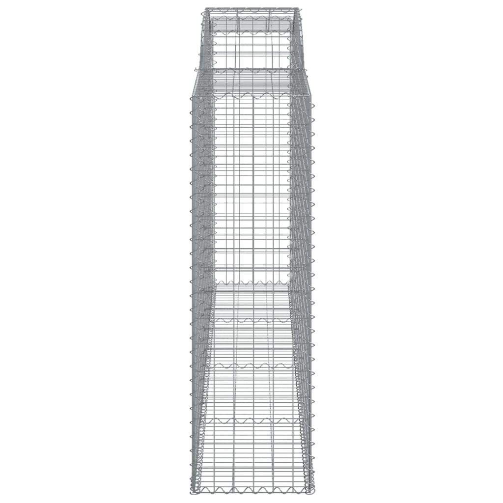 Coșuri gabion arcuite 6 buc, 300x50x160/180 cm, fier galvanizat GartenMobel Dekor