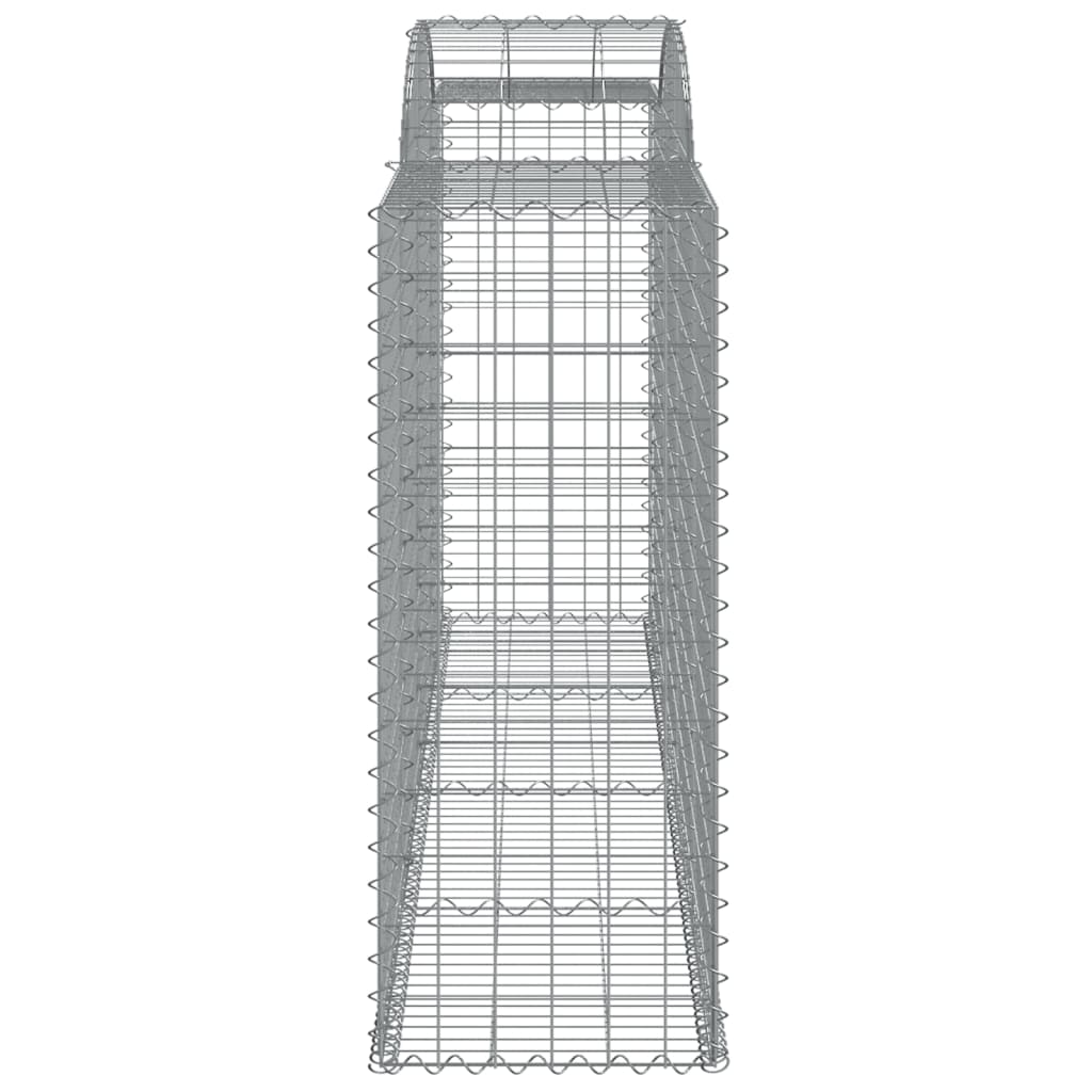 Coșuri gabion arcuite 8 buc. 300x50x120/140 cm, fier galvanizat GartenMobel Dekor