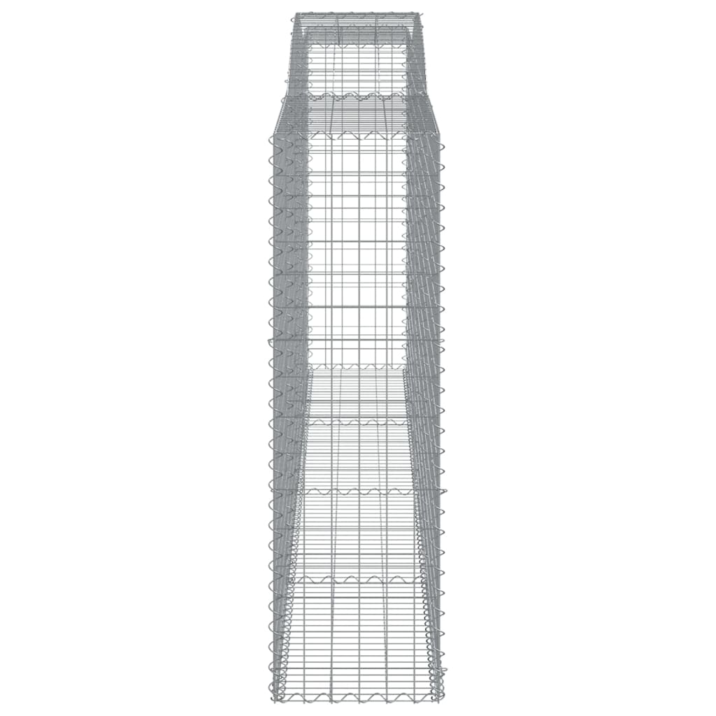 Coșuri gabion arcuite, 20 buc, 400x50x160/180cm fier galvanizat GartenMobel Dekor