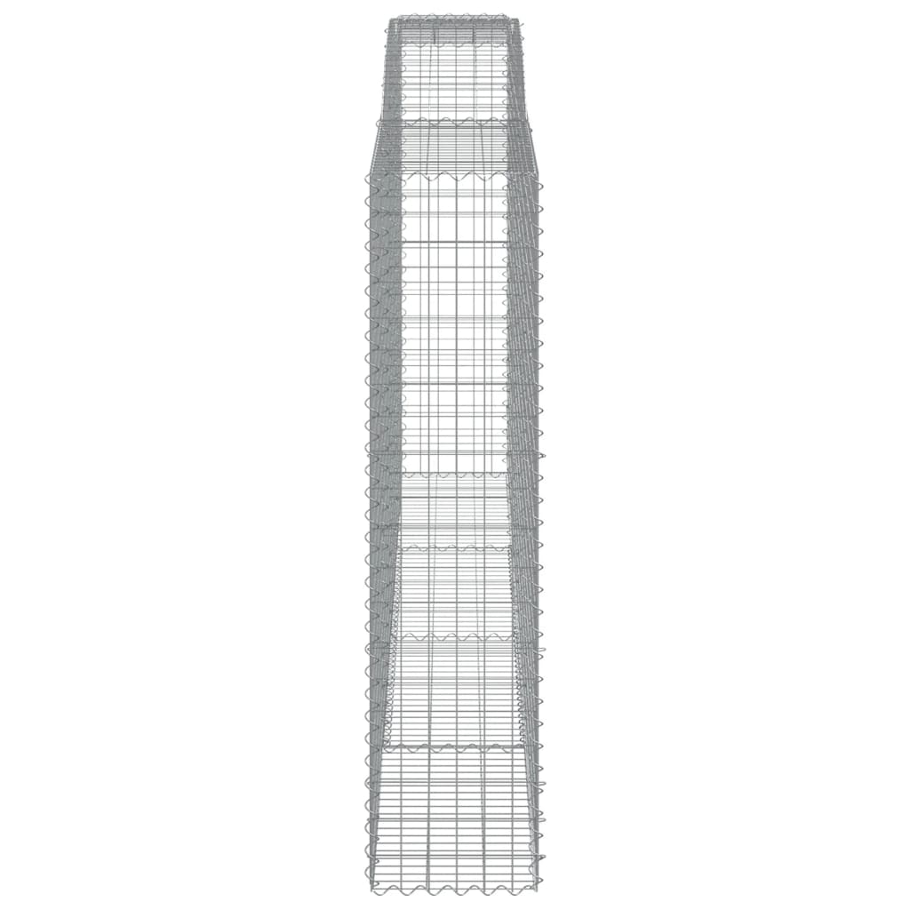 Coșuri gabion arcuite, 6 buc 400x50x200/220 cm, fier galvanizat GartenMobel Dekor