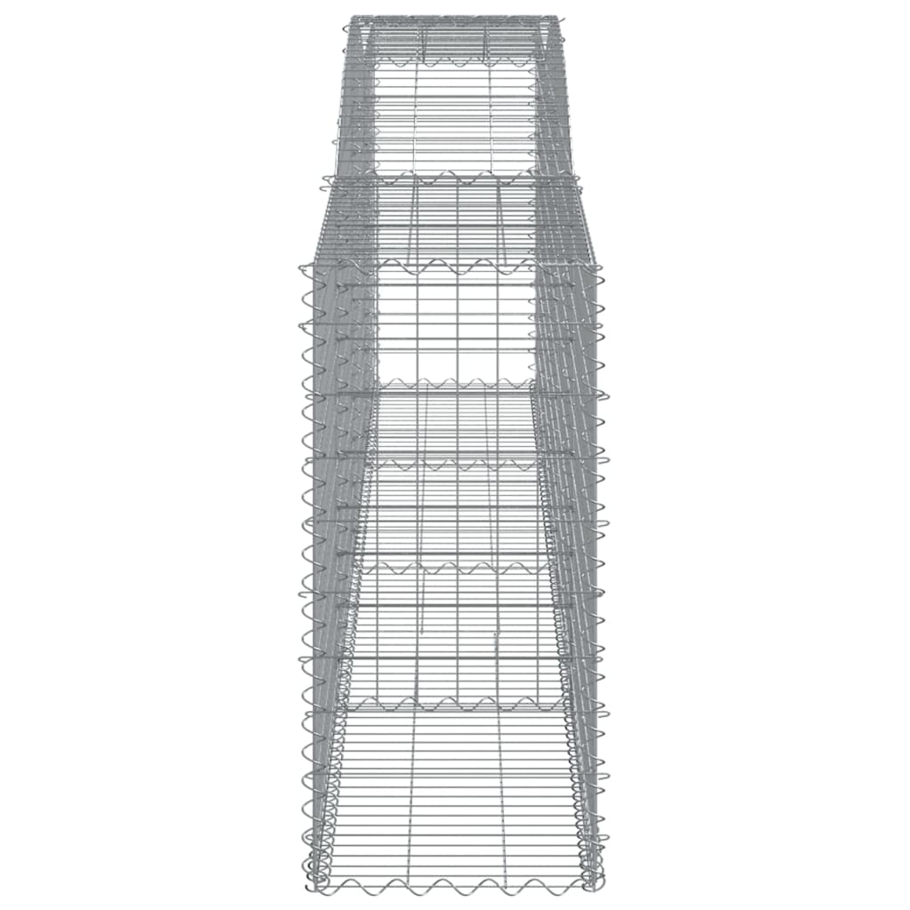 Coșuri gabion arcuite 20 buc, 400x50x100/120 cm fier galvanizat GartenMobel Dekor