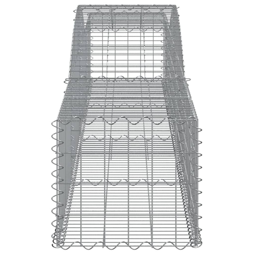 Coșuri gabion arcuite 20 buc, 400x50x40/60 cm, fier galvanizat GartenMobel Dekor
