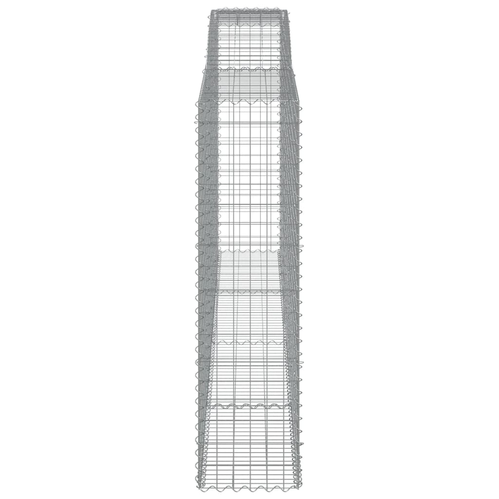 Coșuri gabion arcuite 4 buc, 400x50x180/200 cm, fier galvanizat GartenMobel Dekor