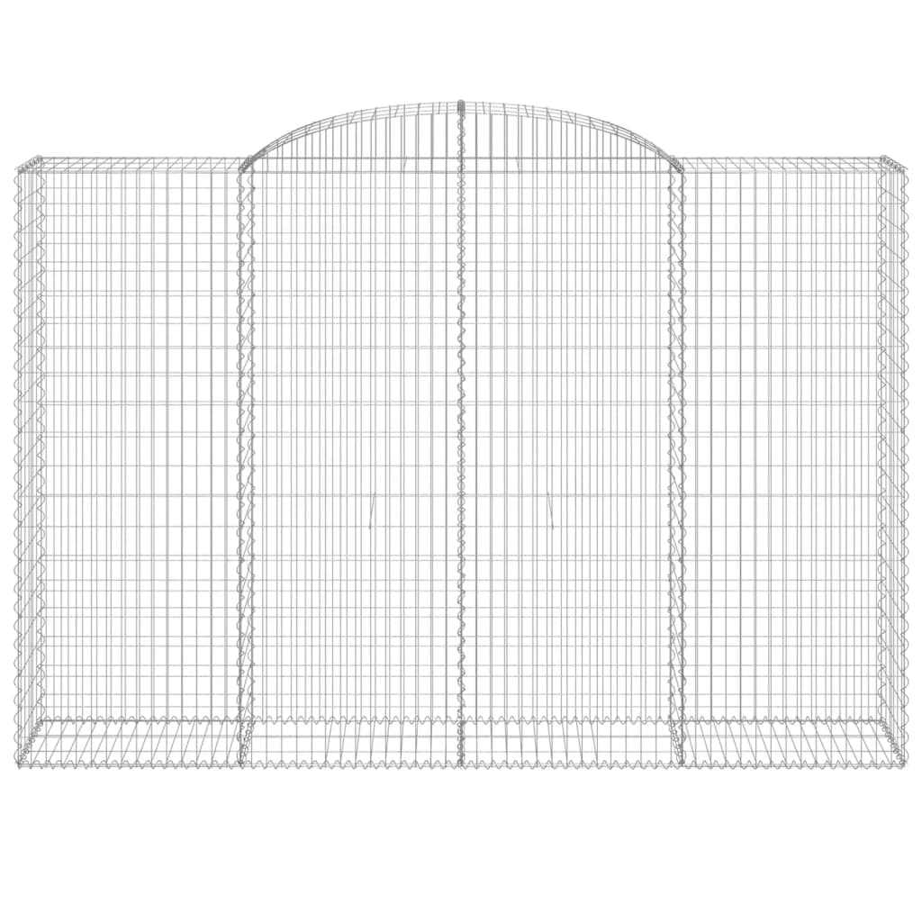 Coșuri gabion arcuite 6 buc. 300x50x200/220 cm, fier galvanizat GartenMobel Dekor