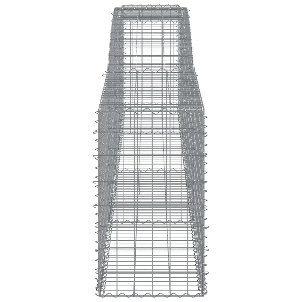 Coșuri gabion arcuite 6 buc, 400x50x80/100 cm, fier galvanizat GartenMobel Dekor