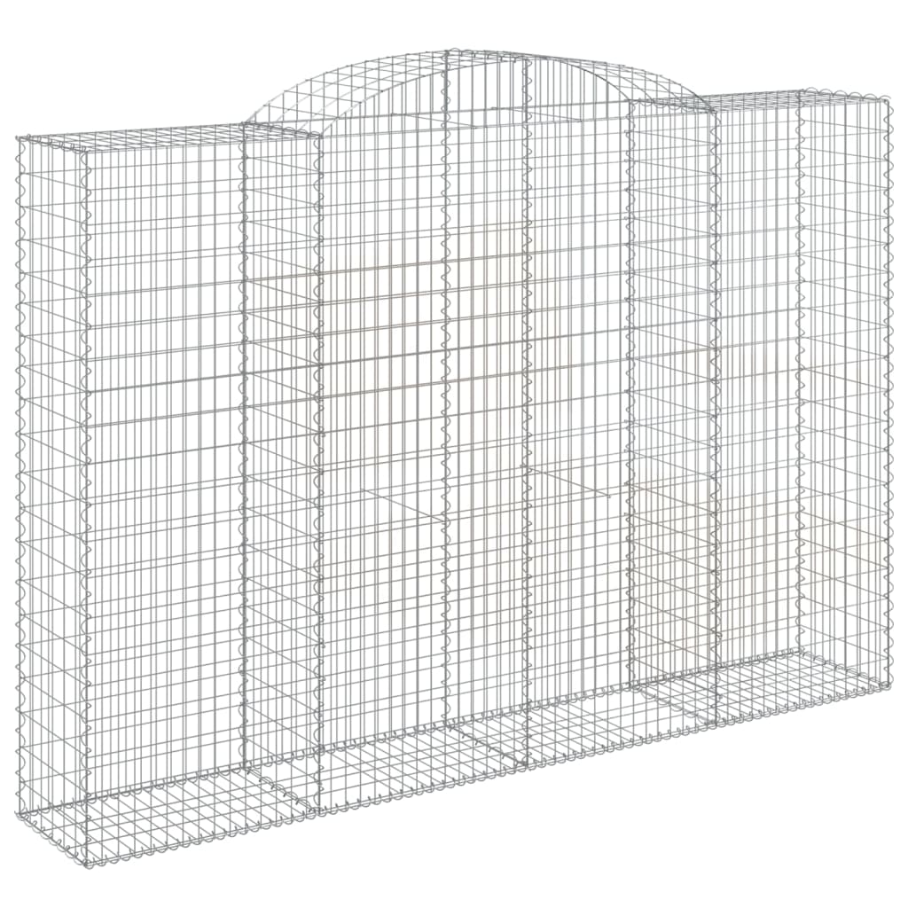 Coșuri gabion arcuite 8 buc. 300x50x200/220 cm fier galvanizat GartenMobel Dekor