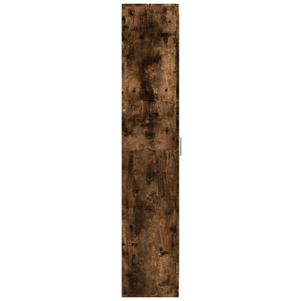 Dulap înalt, stejar fumuriu, 70x35x180 cm, lemn prelucrat GartenMobel Dekor