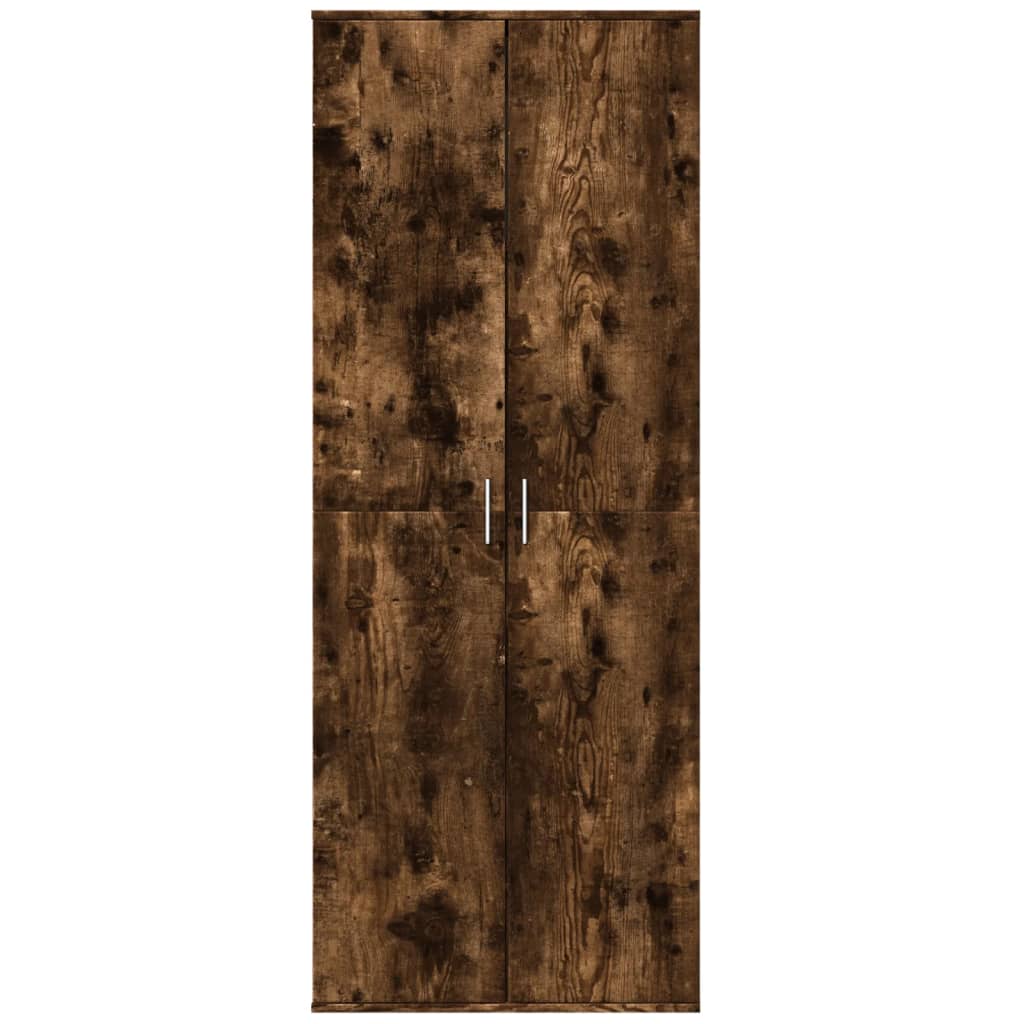 Dulap înalt, stejar fumuriu, 70x35x180 cm, lemn prelucrat GartenMobel Dekor