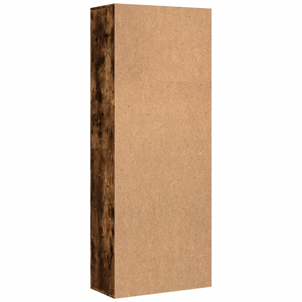 Dulap înalt, stejar fumuriu, 70x35x180 cm, lemn prelucrat GartenMobel Dekor