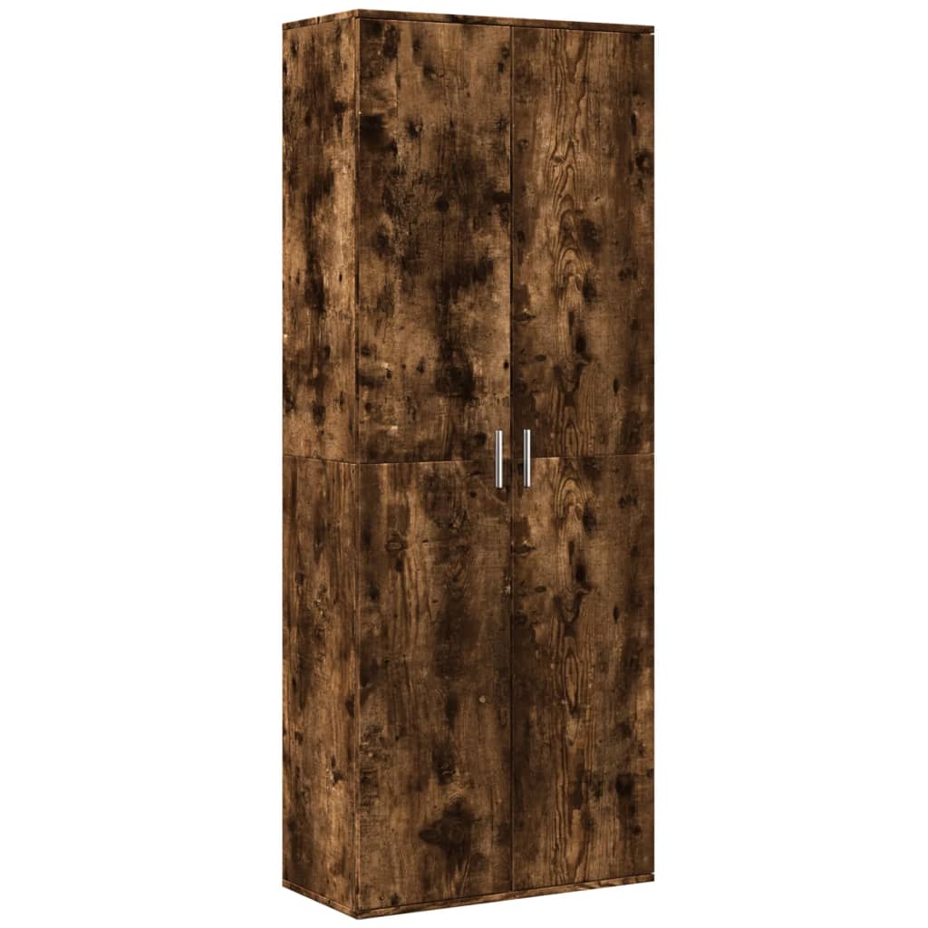 Dulap înalt, stejar fumuriu, 70x35x180 cm, lemn prelucrat GartenMobel Dekor