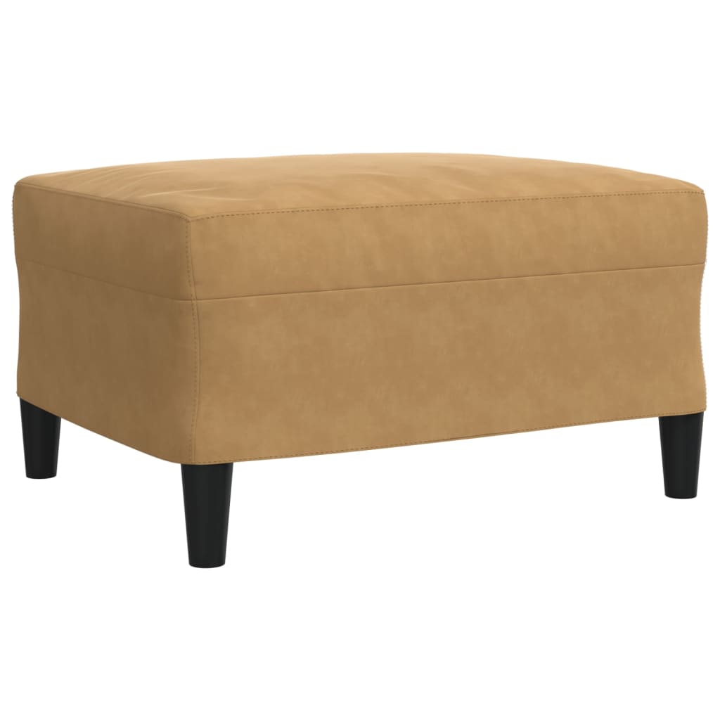 Set de canapele cu perne, 4 piese, maro, catifea GartenMobel Dekor
