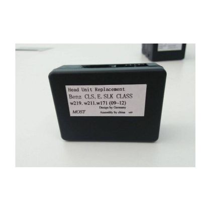 Modul adaptor amplificator audio fibra optica Mercedes CLS E SLK CarStore Technology