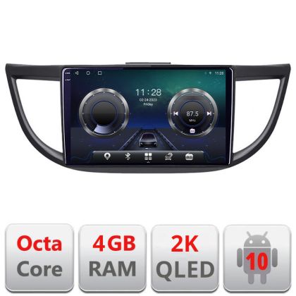 Navigatie Honda CR-V 2012-2016 C-469 Android Octa Core Ecran 2K QLED GPS 4G 4+32GB 360 KIT-469+EDT-E410-2K CarStore Technology