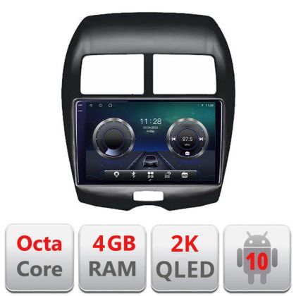 Navigatie MITSUBISHI ASX 2013-2017 C-026 Android Octa Core Ecran 2K QLED GPS 4G 4+32GB 360 KIT-026+EDT-E410-2K CarStore Technology
