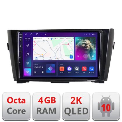 Navigatie Nissan Qashqai/X-Trail 2013- C-353 Android Octa Core Ecran 2K QLED GPS 4G 4+32GB 360 KIT-353+EDT-E409-2K CarStore Technology