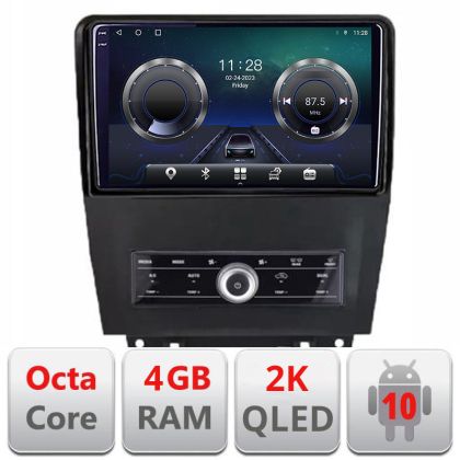 Navigatie Ford Mustang intre anii 2009-2014 Android Octa Core Ecran 2K QLED GPS 4G 4+32GB 360 KIT-mustang-old+EDT-E410-2K CarStore Technology