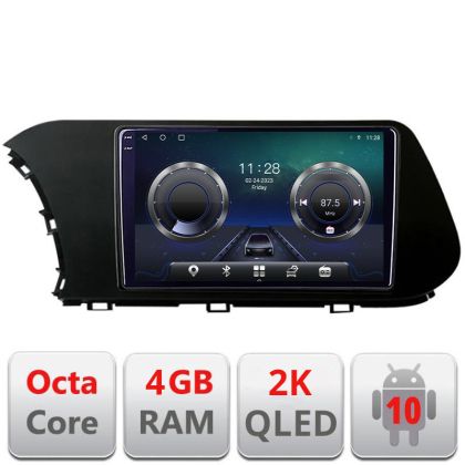 Navigatie HHyundai I20 2020- C-i20 Android Octa Core Ecran 2K QLED GPS 4G 4+32GB 360 KIT-i20+EDT-E410-2K CarStore Technology