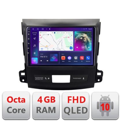 Navigatie Mitsubishi Outlander 2010 B-056 Android Ecran QLED octa core 4+64 carplay android auto KIT-056+EDT-E309V3 CarStore Technology