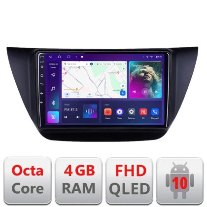 Navigatie Mitubishi Lancer 2001-2007 B-LANCER07 Android Ecran QLED octa core 4+64 carplay android auto KIT-lancer07+EDT-E309V3 CarStore Technology
