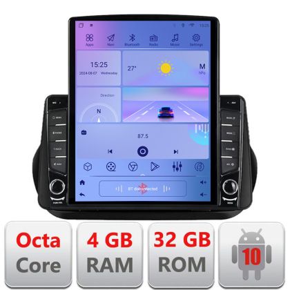 Navigatie Peugeot Bipper, Citroen Nemo, Fiat Qubo 2008-2017 Android radio gps internet Octa Core 4+64 LTE Kit-bipper+EDT-E710 CarStore Technology