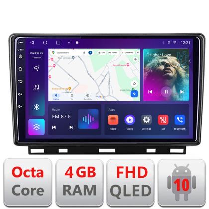 Navigatie Renault Clio 5 B-Clio5  Android Ecran QLED octa core 4+64 carplay android auto KIT-clio5+EDT-E309V3 CarStore Technology