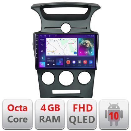 Navigatie Kia Carens 2006-2012 clima automata Android radio gps internet quad core 4+64 carplay android auto KIT-carens-2006+EDT-E309v3 CarStore Technology