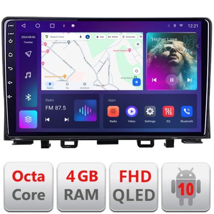 Navigatie Kia Rio 2019- Android radio gps internet quad core 4+64 carplay android auto kit-rio-2020-+EDT-E309v3 CarStore Technology