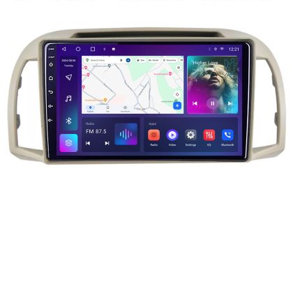 Navigatie Nissan Micra 2002-2010 Android radio gps internet quad core 4+64 carplay android auto KIT-micra2003+EDT-E309v3 CarStore Technology