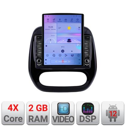 Navigatie Renault Captur 2013-2020 Android radio gps internet quad core 2+32 ecran vertical 9.7