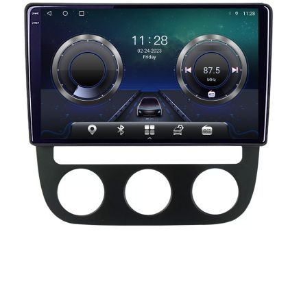 Navigatie VW Golf 5 2004-2010 clima automatica Android ecran Qled 2K Octa core 4+32 KIT-golf5-automatic+EDT-E410-2K CarStore Technology