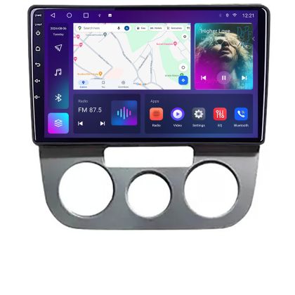 Navigatie VW Golf 5 2004-2010 clima manuala Android ecran Qled 2K Octa core 4+32 KIT-golf5-manual+EDT-E410-2K CarStore Technology