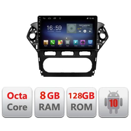 Navigatie Ford Mondeo 2010-2014 F-mondeo-clima Octa Core cu Android Radio Bluetooth Internet GPS WIFI DSP 8+128GB 4G CarStore Technology