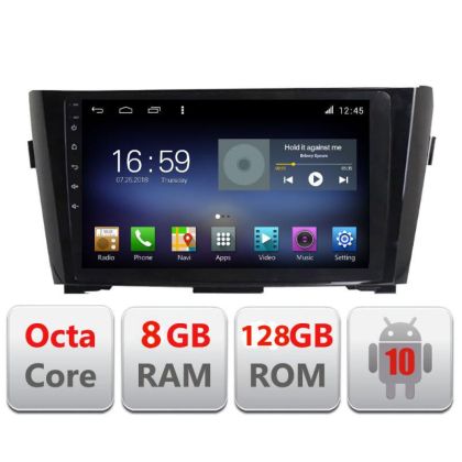 Navigatie NISSAN QASHQAI F-353 Octa Core cu Android Radio Bluetooth Internet GPS WIFI DSP 8+128GB 4G CarStore Technology