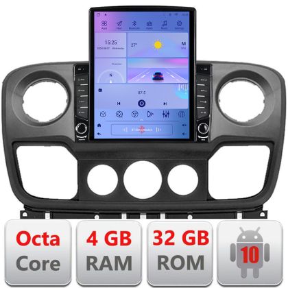 Navigatie Opel Movano, Renault Master 2010-2021 Android radio gps internet Lenovo Octa Core 4+64GB 9.7