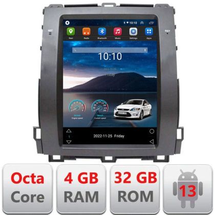Navigatie Toyota Prado J120 high tip Tesla radio gps internet 8Core 4G carplay android auto 4+32 kit-tesla-456-high+ED v1 CarStore Technology