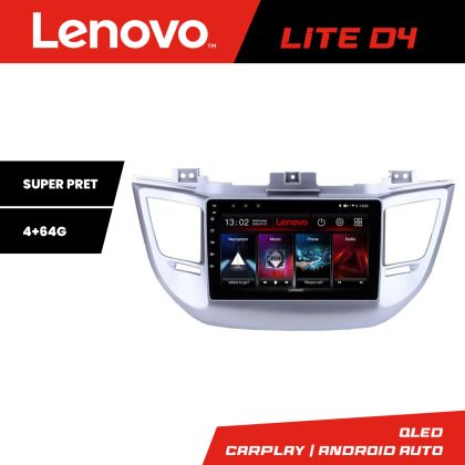 Navigatie Hyundai Tucson Lenovo Kit-546 4+64 GB Android Waze USB Navigatie Internet Youtube Radio CarStore Technology