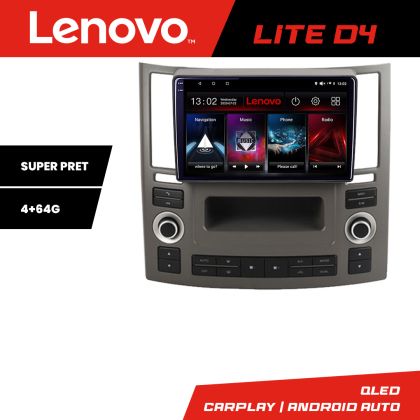 Navigatie Infiniti FX45 2007-2009 Android radio gps internet 4+64 fx45-old+EDT-E209 Lenovo CarStore Technology