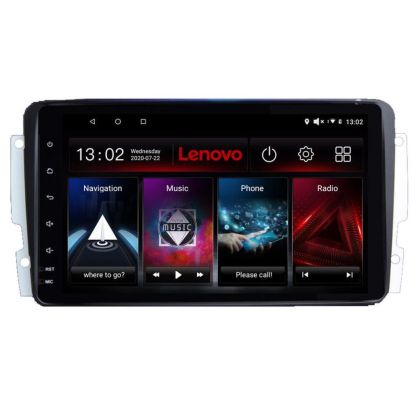 Navigatie Mercedes C 2001-2004 CLK G 2004-2006 Lenovo Kit-171 4+64 GB Android Waze USB Navigatie Internet Youtube Radio CarStore Technology