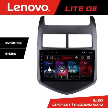 Navigatie Chevrolet Aveo 2010-2013 Lenovo Kit-AVEO10 8 core 6+128 GB Android Waze USB Navigatie Internet Youtube Radio CarStore Technology