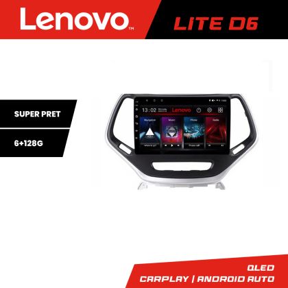 Navigatie Jeep Cherokee 2014-2019 Lenovo Kit-248 8 core 6+128 GB Android Waze USB Navigatie Internet Youtube Radio CarStore Technology