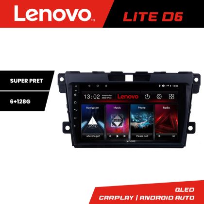 Navigatie Mazda CX-7 2009 Lenovo Kit-097 8 core 6+128 GB Android Waze USB Navigatie Internet Youtube Radio CarStore Technology
