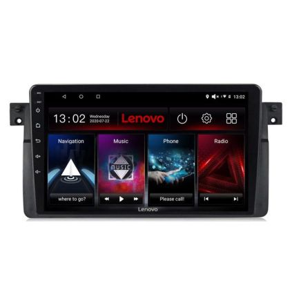 Navigatie BMW Seria 3 E46 Lenovo Kit-052 8 core QLED 2K 4+64 360 Android Waze USB Navigatie Internet Youtube Radio CarStore Technology