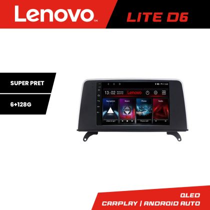 Navigatie BMW X5 X6 2009-2014 CIC 8 core 6+128 GB Android Waze USB Navigatie Internet Youtube Radio Lenovo CarStore Technology