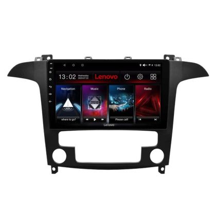 Navigatie Ford S-Max 2008-2012 Lenovo Kit-003 8 core QLED 2K 4+64 360 Android Waze USB Navigatie Internet Youtube Radio CarStore Technology