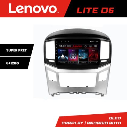 Navigatie Hyundai H1 Starex 2016- Lenovo Kit-H1 8 core 6+128 GB Android Waze USB Navigatie Internet Youtube Radio CarStore Technology