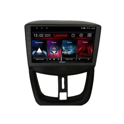 Navigatie Peugeot 207 Lenovo Kit-PE01 8 core 6+128 GB Android Waze USB Navigatie Internet Youtube Radio CarStore Technology