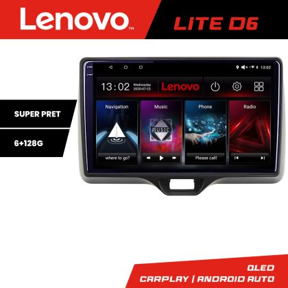 Navigatie Toyota Yaris 2020- Android radio gps internet 8 core 6+128 Lenovo CarStore Technology
