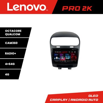 Navigatie Fiat Freemont Dodge Journey 2012-2019 Android radio gps internet 8 core QLED 2K 4+64 360 Lenovo CarStore Technology